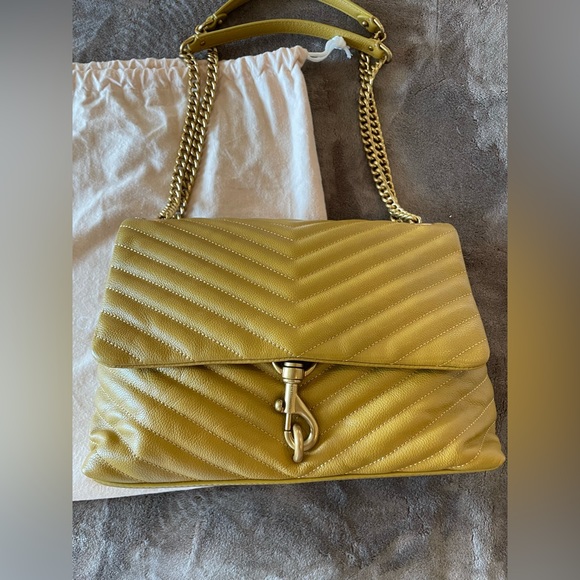 Rebecca Minkoff Edie Flap Shoulder Bag in Ambra - Picture 2 of 12